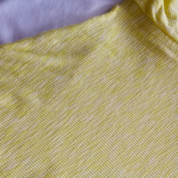 By Anthropologie Damania Yellow Asymmetrical Lightweight Pullover Sweater Small - Picture 9 of 16